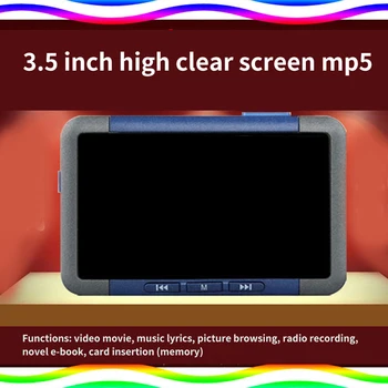 

3 Inch Video Music E Book USB Charging Audio Multifunctional Metal Mini FM Radio Recorder LCD Screen Multimedia MP5 Player MP4