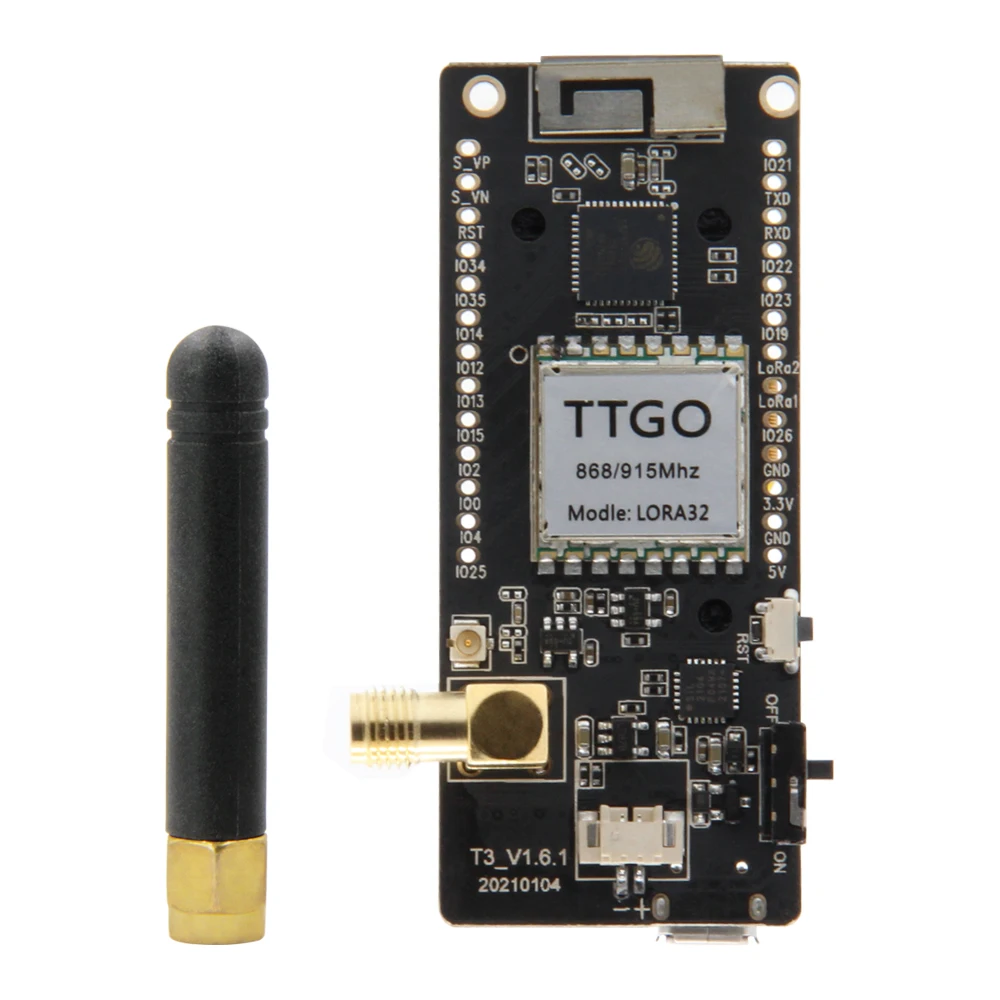 Lilygo® Paxcounter Lora V2.1_1.6.1 Esp32 433 868 915mhz 0.96 Polegada Oled sd Cartão Bluetooth Wifi Módulo de Medição de Fluxos de Passageiros - Image 2