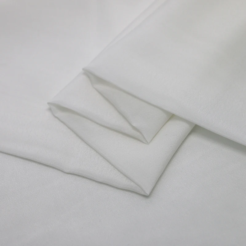 100 см* 135 см белая шелковая хлопковая ткань для свадебного платья материал Шелковый крепдешин