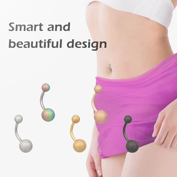 

5pcs Multicolor Belly Button Ring Stainless Steel Navel Studs Hypoallergenic Piercing Jewelry