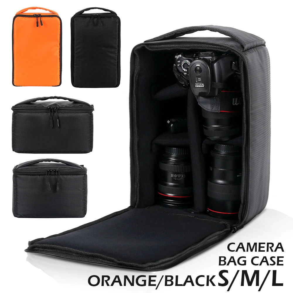 Multi-Functional Camera Backpack DSLR Waterproof Outdoor Carry Photo Bag for Camera Case for Nikon Canon Backpack Photography Color : Black M