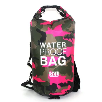 

2L 5L 10L 20L Waterproof Ultralight Outdoor Sport Bags Camouflage Diving Bag Water Proof Container Swimming Bags Cover Pocket