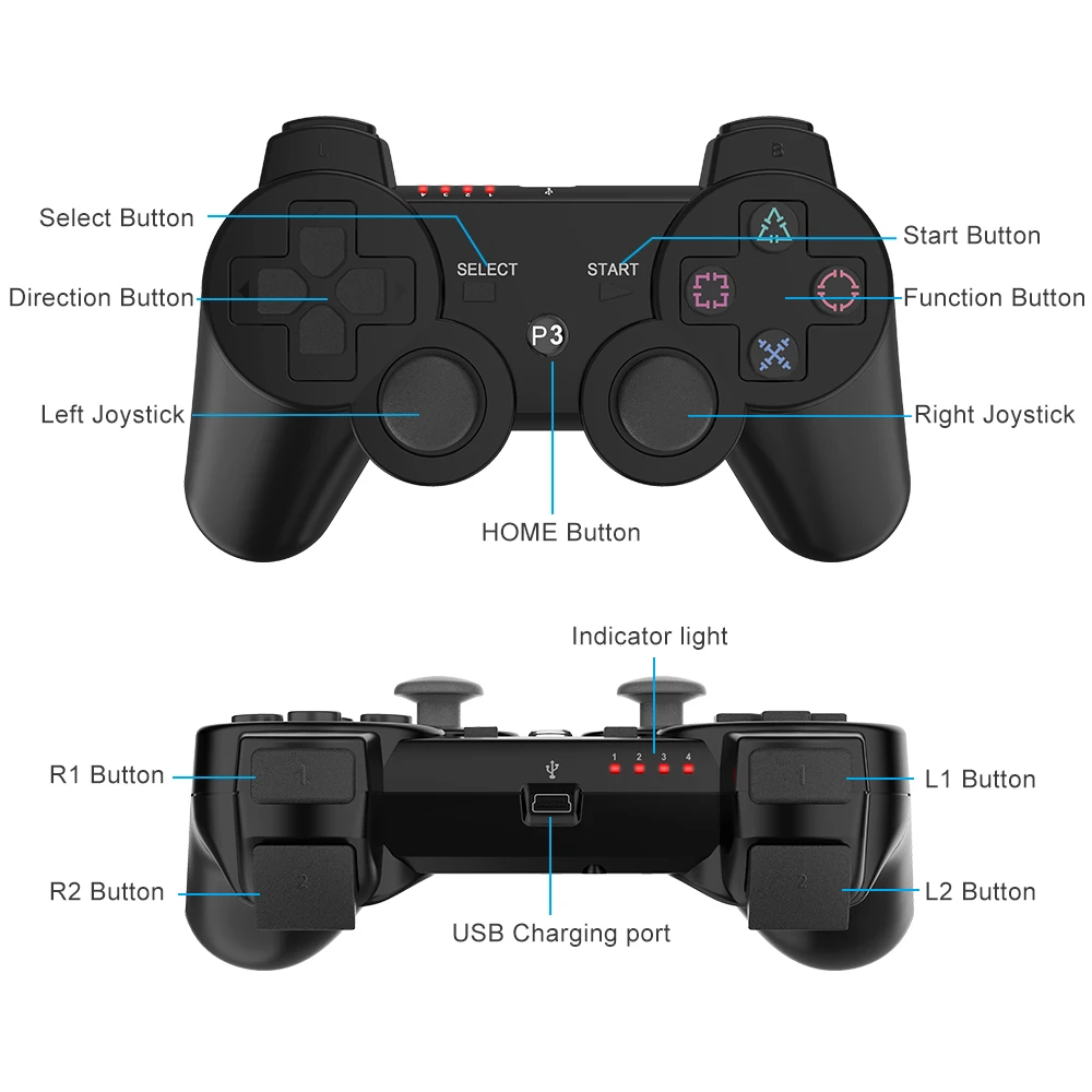 Joystick For Ps3 Playstation Wireless Bluetooth Gamepad Controller 3dual Shock Game Joyswitch Play Station Console Ps 3 Controle Gamepads Aliexpress Joystick For Ps3 Playstation Wireless Bluetooth Gamepad Controller 3dual Shock Game Joyswitch Play Station Console Ps 3 Controle Gamepads Aliexpress