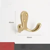 Pure Copper Hook Creative European Style Clothes Hook Door Wardrobe Shoe Cabinet Single Coat Hook Wall Hanging Wall Decoration 5