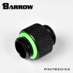 Barrow PC water cooling fitting tube connector Double Male Black/Silver/Gold water cooler TB2D-MINI01 TB2D-02