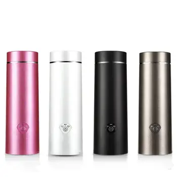 

Mini Electric Kettle Stainless Steel Hot Water Bottle Travel Thermal Boiler