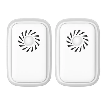 

2Pcs Ultrasonic Pest Repeller Electronic Indoor Mosquito Repellent Plug in for Insects,Spider, Roach Spider(EU Plug)