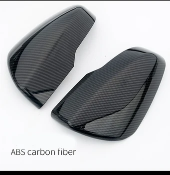 

Car Decoration Back Rear View Rearview Side Door Mirror Cover Stick Trim Frame Parts 2pcs/set For Subaru Forester SK 2018 2019