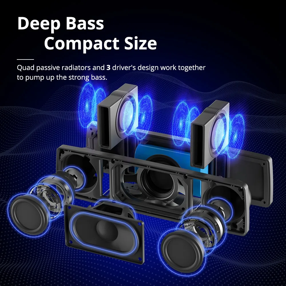 US $69.99 Tronsmart Studio Bluetooth Speaker 30W Metal Wireless Speaker with HiFi Lossless Audio, Aluminum Appearance,100 Speakers Pairing