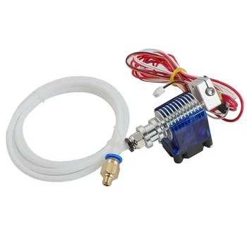 

3D Printer J-head V6 Extruder Nozzle-0.4mm filament-1.75mm , With 12V fan and 1 m PTFE tube