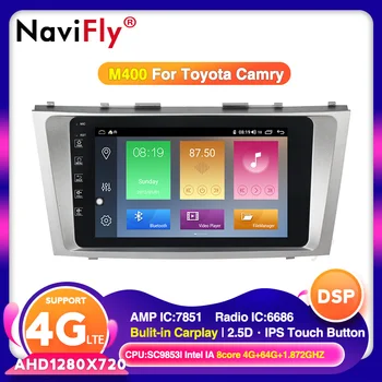 

Android 10.0 4+64G Car Multimedia Radio For Toyota Camry 6 XV 40 50 2006-2011 Player GPS Navigation Stereo Video RDS 2dinNo DVD