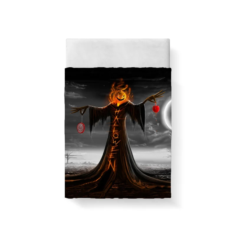 All Saints' Day Halloween Bed Sheet Linen Poplin Cotton Posciel Edredones De Cama Couple Single Euro Kids Twin Xl Bedding 3D | Дом и сад