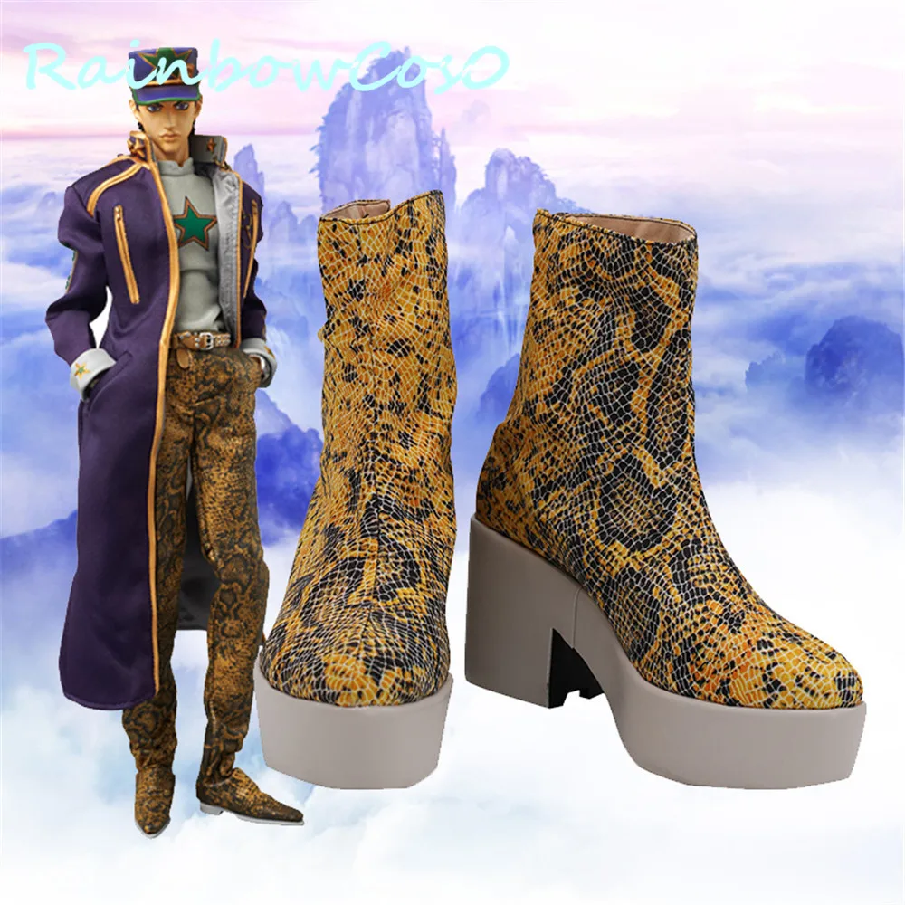Аниме невероятные приключения Джоджо: Алмаз Небьющийся Kujo Jotaro Kuujou Joutarou обувь для