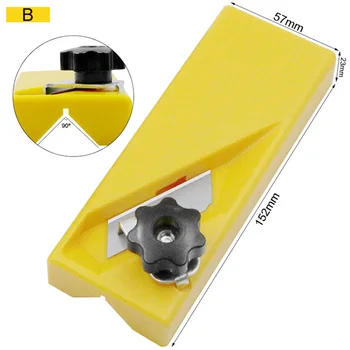 

Woodwork Manual Hand Tool Drywall Right Flat Angle Edge Chamfer For Plasterboard ABS Engineering Plastic Manual Woodworking Tool