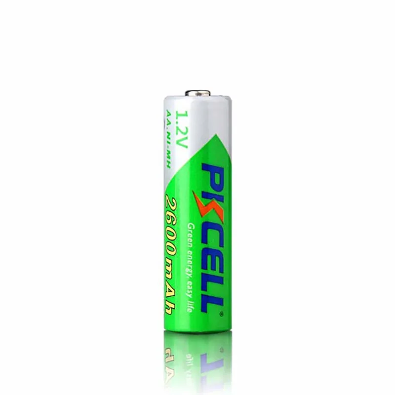 2 упаковки/8 шт. аккумуляторы PKCELL AA Ni MH 2600 мАч 1 в|rechargeable battery|battery 2600mahbattery a |