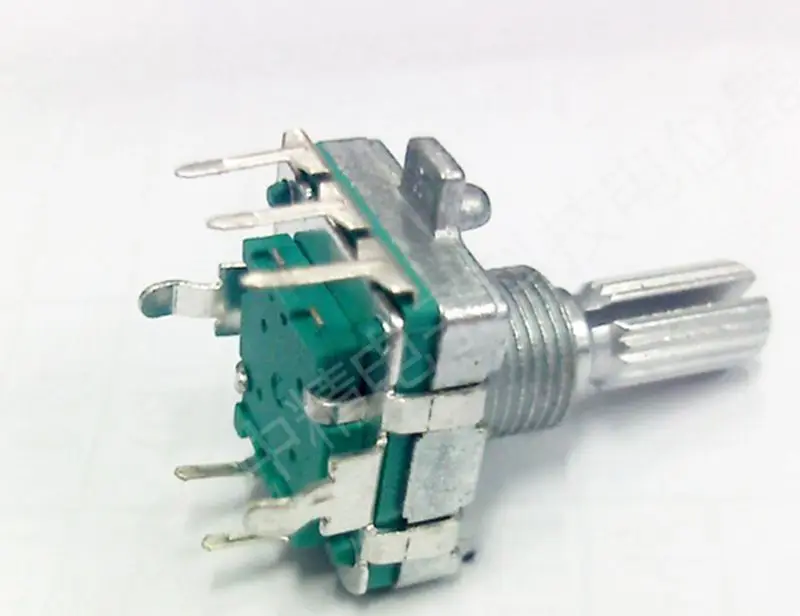 2 round shaft 20MM EC16 тип цветок стебель круглый вал с переключателем 360 градусов Поворотный энкодер цифровой импульсный потенциометр - Габаритные размеры: 2 round shaft 20MM