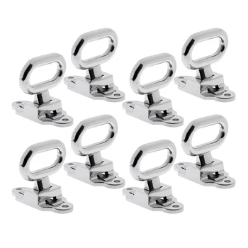 

8Pcs 316 Stainless Steel Folding Marine Boat Mast/Transom/Cabin Ladder Step