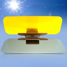 1 шт. автомобильный солнцезащитный козырек HD с антибликовым покрытием, ослепительные очки, дневное ночное видение, зеркало для вождения, УФ-складка, поляризатор, прозрачный вид, автомобильный стиль