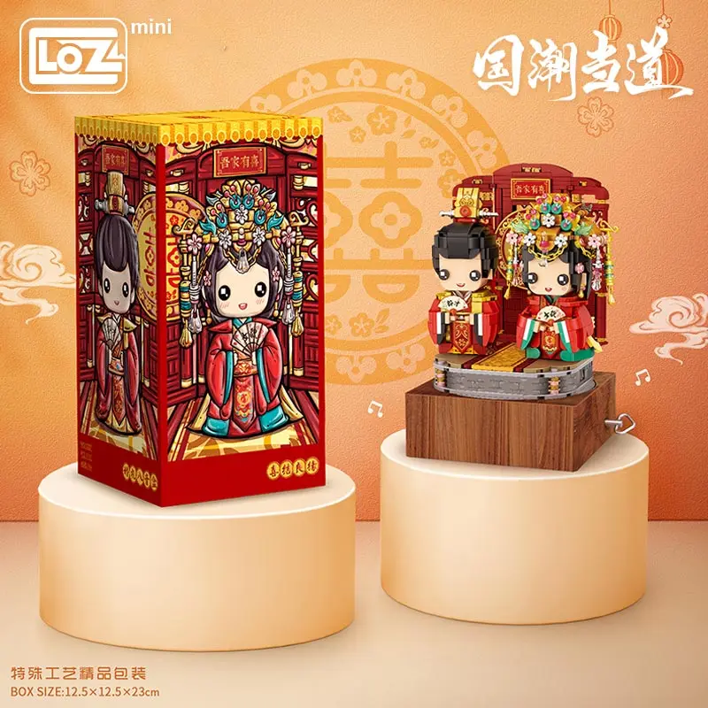 LOZ Mini Building Blocks Chinese Sacred Beast Kylin Assembling Toy Puzzle Adult
