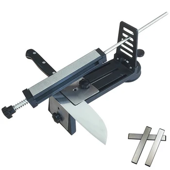 

New Knife Sharpener for Knives Kitchen Sharpening Stone Knife Sharpener Fixed Angle Stones Professional Whetstone Sharpener