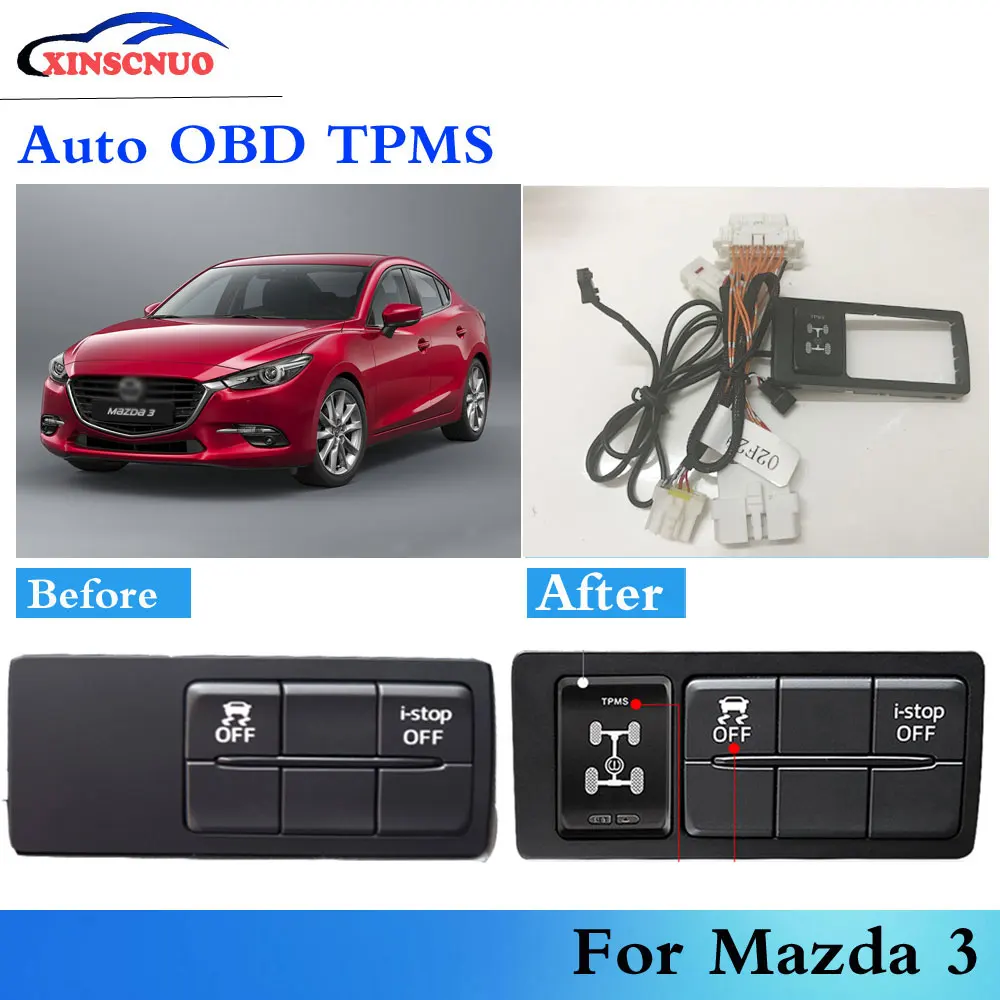 Mobil Obd Tpms Sensor Tekanan Ban Untuk Mazda 3 Mazda3 2012-2019 Sistem Alarm Keamanan Otomatis Modifikasi Mobil - Aliexpress Mobil & Sepeda Motor