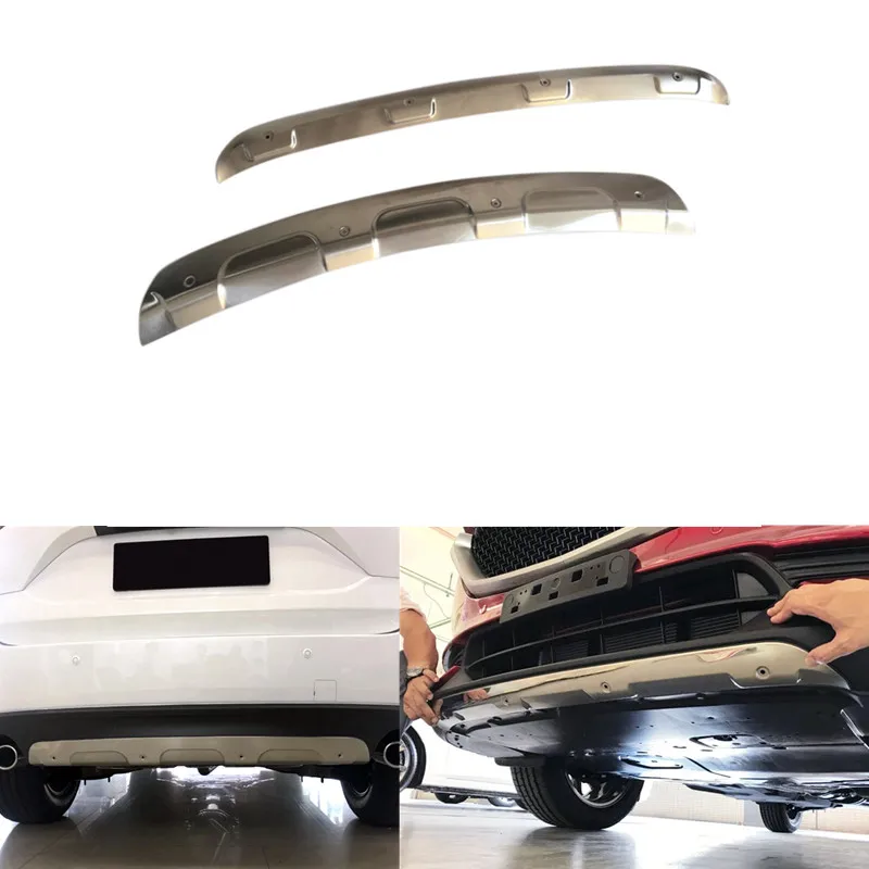 

Stainless Steel Front & Rear Skid Plate Bumper Board Cover for Mazda CX-5 CX5 2nd Gen 2017 2018 2019 Car Styling Accessories