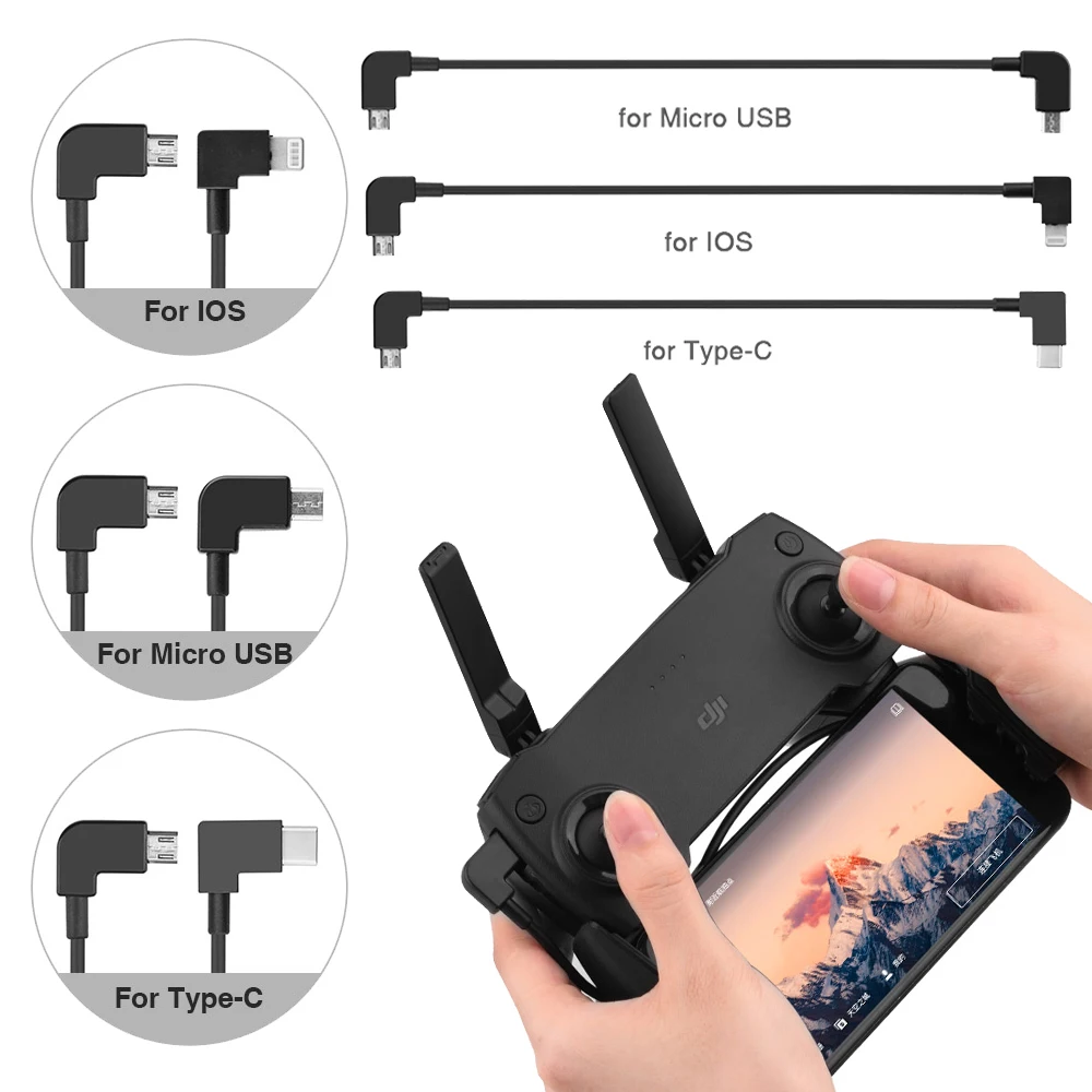 Usb Cable Dji Spark Drone | Otg Cable Ios Drone Spark Cable Otg Dji Spark - - Aliexpress