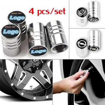 

4pcs Car Tire Valve Core Cover Caps for VWs Volkswagens Audis Mercedess-Benzs BWMs M Fords Toyotas Peugeots Opel Auto Gadgets