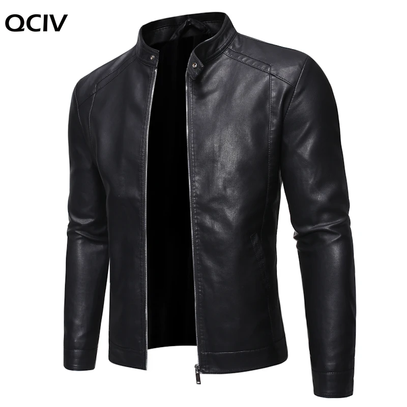 Men Faux Leather Jacket Motorcycle 5XL Men's  Jackets Black  Jaqueta de Couro Masculina Outwear Male PU Leather Coats Mens leather jacket outfit men