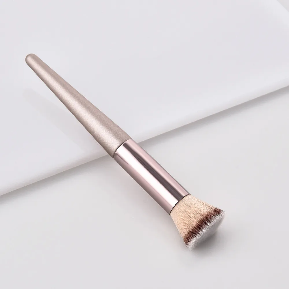 Luxury Champagne Makeup Brushes Set Foundation Cosmetic Eyebrow Eyeshadow Brush Makeup Brush Sets Tools brochas maquillaje W2