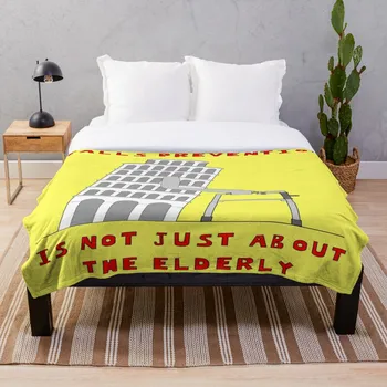 

Falls Prevention 1 Throw Blanket Soft Sherpa Blanket Bed Sheet Single Knee Blanket Office Nap Blanket