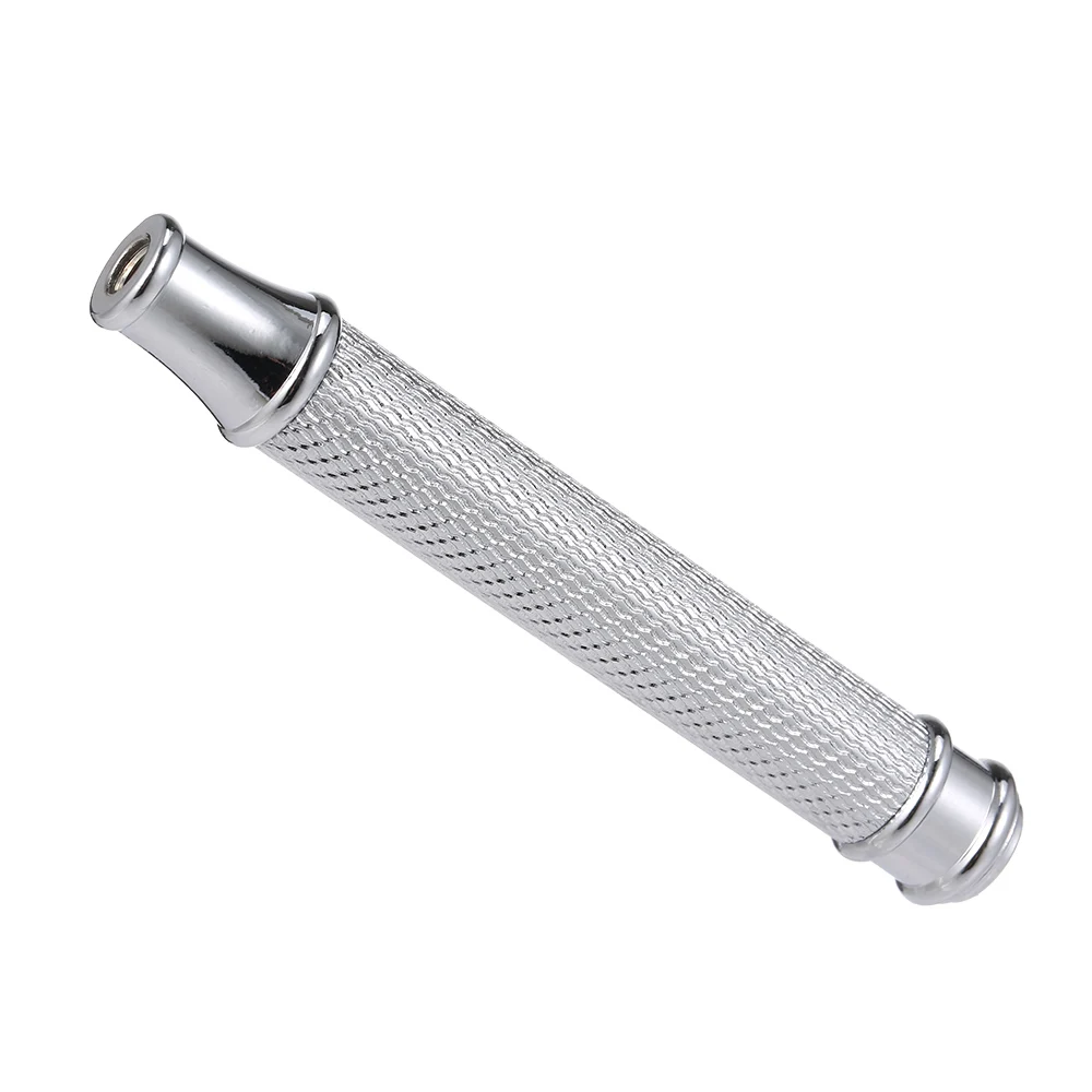 Portable Mini Short Safety Razor Handle Men Shaving Tool Razor Non-slip Handle Stainless-steel Razor Handlebar Shaving Handle