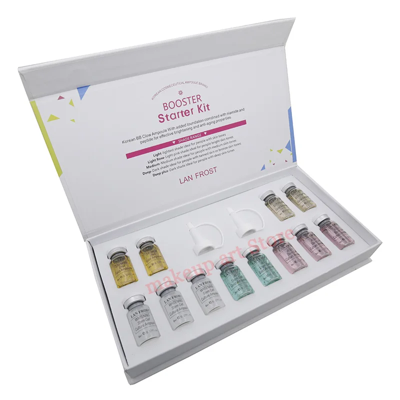 12 шт./кор. BB крем BB Dermawhite ампулы starter kit осветляющая основа для макияжа bb мезо МТС обработки stayved bb красоты - Цвет: 5 box