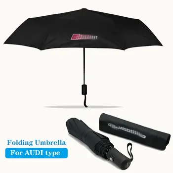 

Car stlying Portable Auto-folding umbrella/Sunshade For Audi A3 A4 A5 B4 B5 B6 A6 A7 A6 S7 with sline/quattro logo