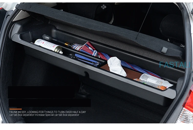 Для Honda FIT JAZZ-19 Автомобильный багажник коробка для хранения заднего хвоста перегородка отсек для хранения GK5 аксессуары для украшения автомобиля