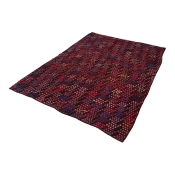 

177x243 Cm Purple Handmade Oriental Rug Rug-6x8 Ft