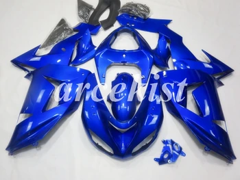 

4 Free Gifts New ABS Motorcycle Full Fairings Kit Fit For Kawasaki Ninja ZX-10R 2006 2007 06 07 10R bodywork set Blue