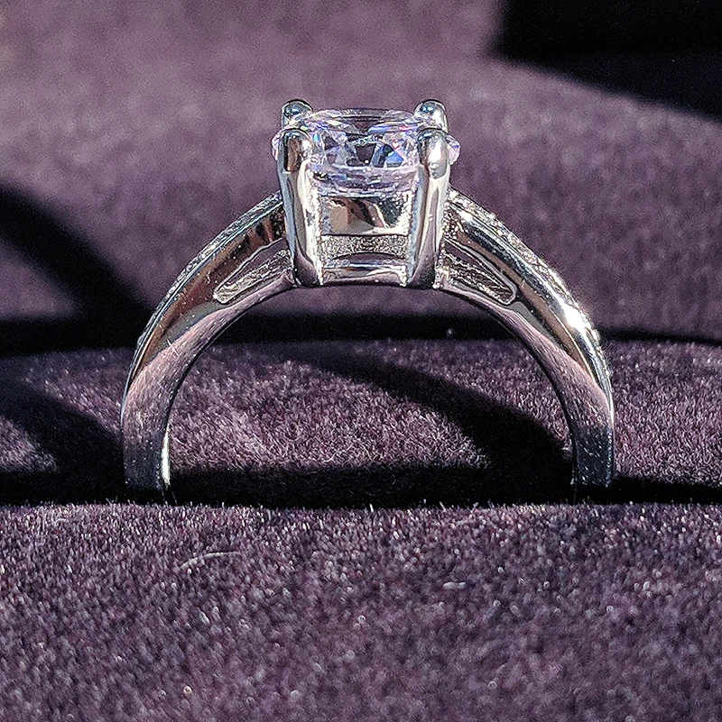 Женское кольцо из серебра 925 пробы с индивидуальным дизайном R743|engagement ring|925 sterling