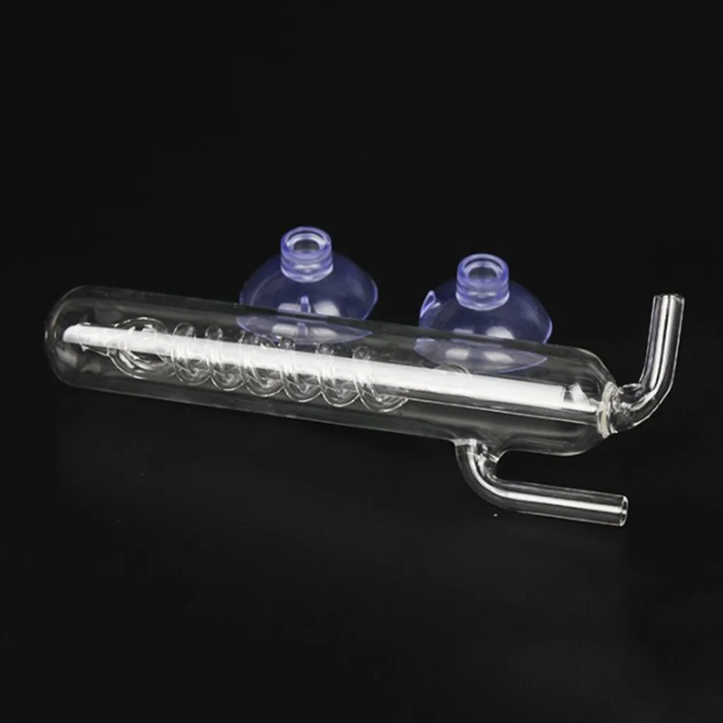Aquarium Fish Tank CO2 Monitor Tester Spiral Bubble Counter Easy To Install Aquarium Fish Tank CO2 Monitor Tester Spiral Bubble Counter Easy To Install