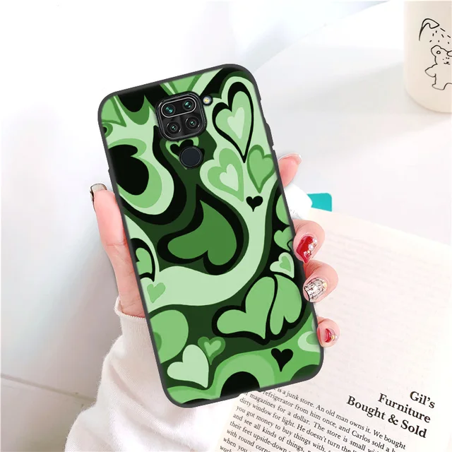 Redmi Note 9 Case For Xiaomi Redmi Note 10 Pro Case Love Heart Funda Redmi 9 9T 9A 9C Note 11 8 9 Pro Poco X3 Pro Mi 11T Cover X286