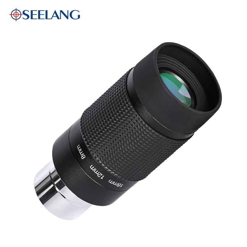 

OSEELANG 1.25 inch Zoom 8-24mm Continuous zooming Eyepiece HD Variable Folding FMC coating For Astronomical telescope OSL-238