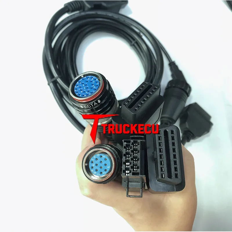 5 шт. кабель для volvo vocom 88890300 volvo/UD/MACK/RENAULT диагностический OBD II + 8 PIN USB 12 14 PIN|Кабели