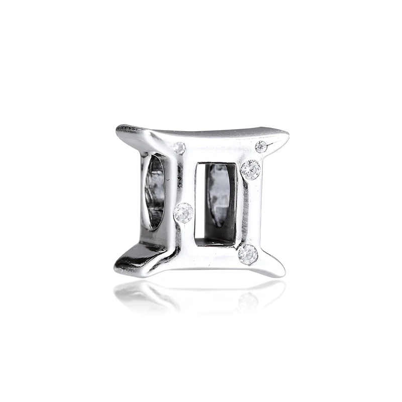 CKK-Gemini-Zodiac-Charms-925-Original-Fit-Pandora-Bracelet-Sterling-Silver-Charm-Beads-for-Jewelry-Making