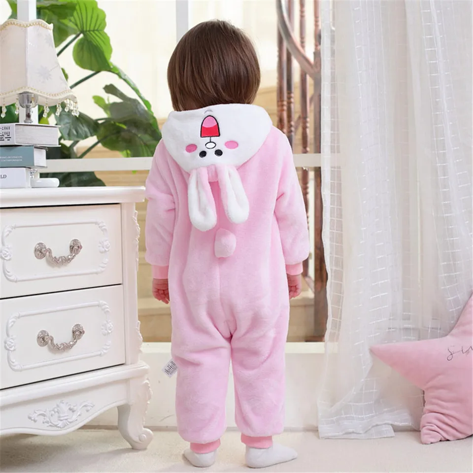 Baby Girl Romper New Baby Boys Girls Jumpsuit New Born Clothing Hooded Toddler Baby Clothes Cute Panda Romper Baby Costumes