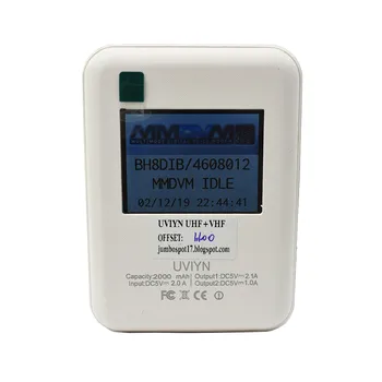 

DXIYN UV Wifi Repeater Function Digital Hotsopt MMDVM LCD display DMR P25 YSF QSO bulitin 2000mah 18650 Battery Power Back