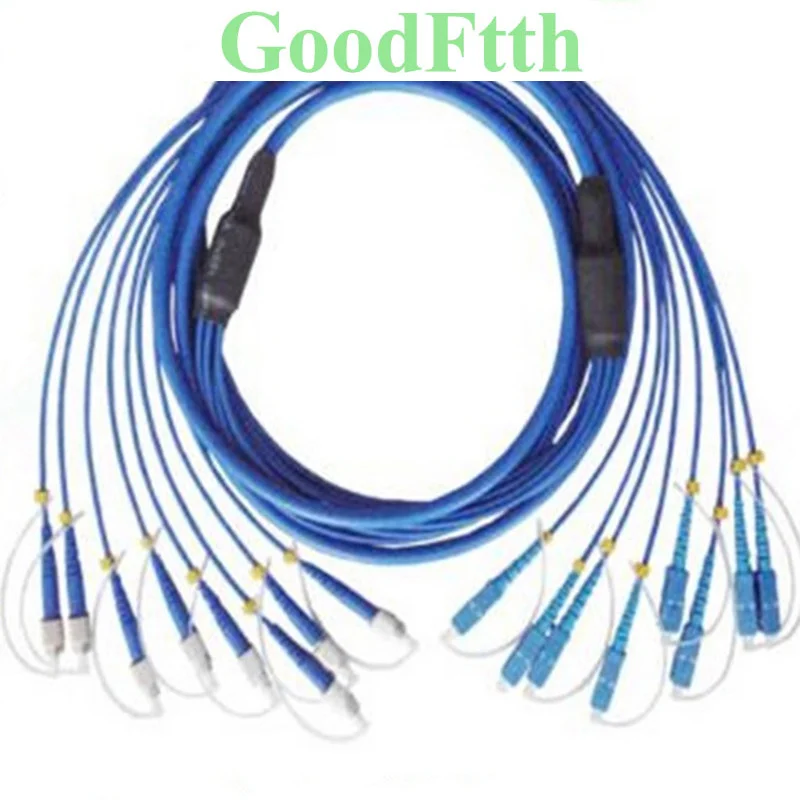 

Armoured armored Patch Cord Cable SC-FC FC-SC UPC SM 8 Cores GoodFtth 10-50m