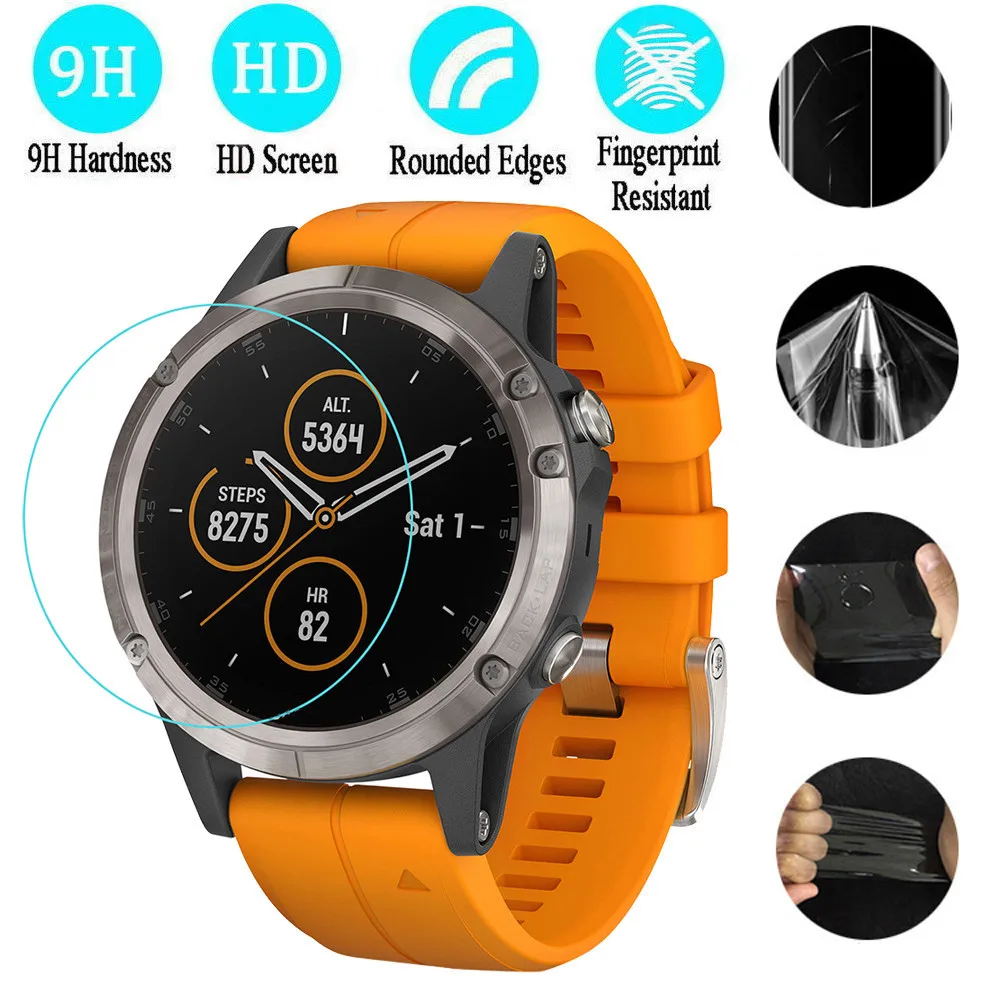 

Screen Protector for Garmin Watchband Fenix 5 5S for Fenix 5S Plus 3 HR Watch Quick Release Silicone Easyfit Wrist Band Strap
