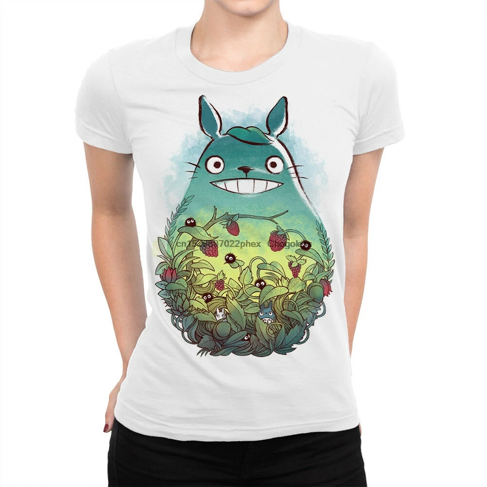 Футболка Totoro из аниме-рисунка для студийной фотосъемки аниме-футболка