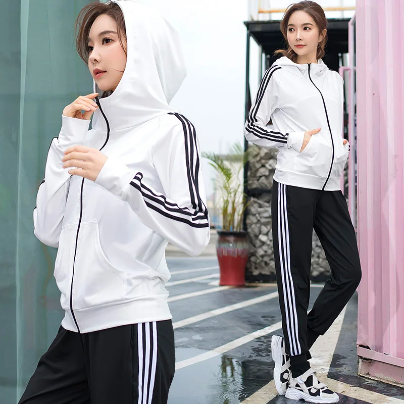 

New Style Yoga Clothes Two-Piece Set Student Large Size Loose Casual Sports Running Fitness Suit Set Yoga Trousers