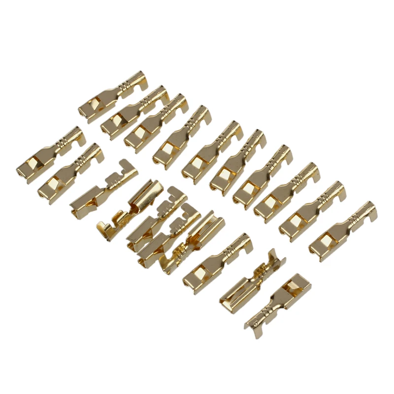 

20 Pcs Female Spade Cable Wire Terminals for 2.8mm Connectors